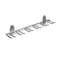 Triton Products 8-1/8 In. W Stainless Steel Multi-Prong Tool/Wrench Holder for 1/8 In. and 1/4 In. Pegboard 1 Pack 86660 - alternate 1